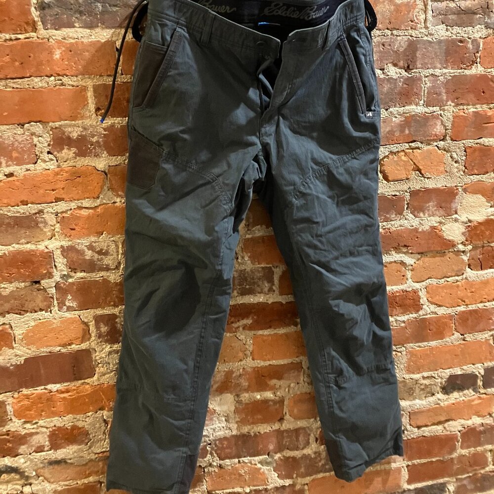 Mens 30x32 Eddie Bauer Fleece-lined Work pants